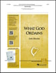 What God Ordains SATB choral sheet music cover